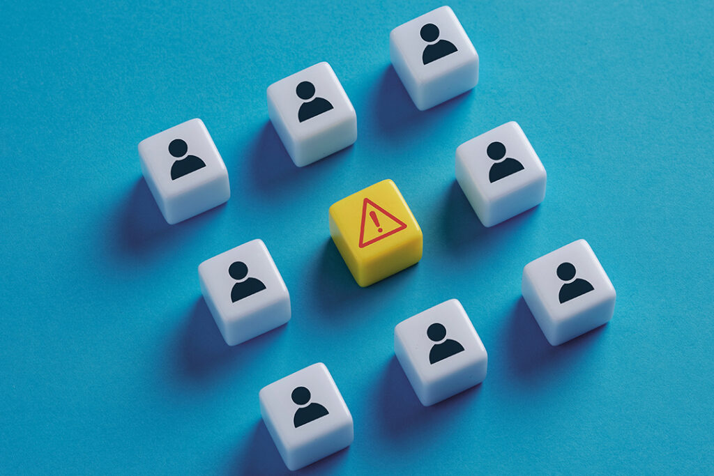 Team conflict, disharmony and unconformity. Business workplace teamwork problems.